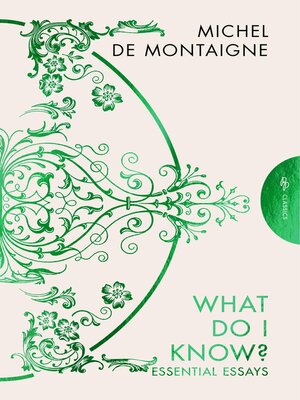 cover image of What Do I Know?